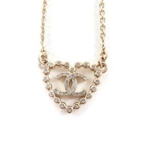 Chanel COCO Mark Heart Necklace